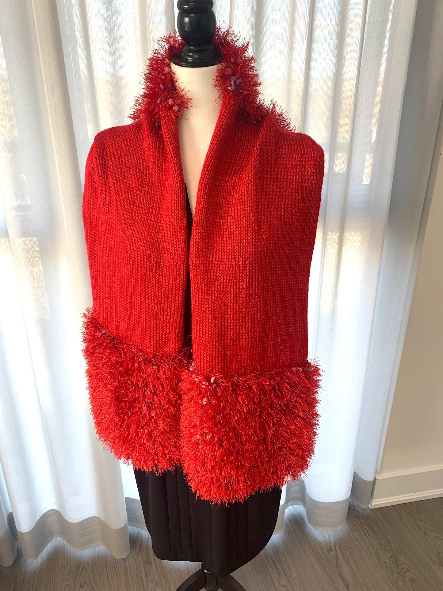 Hand knitted Wrap / Shawl