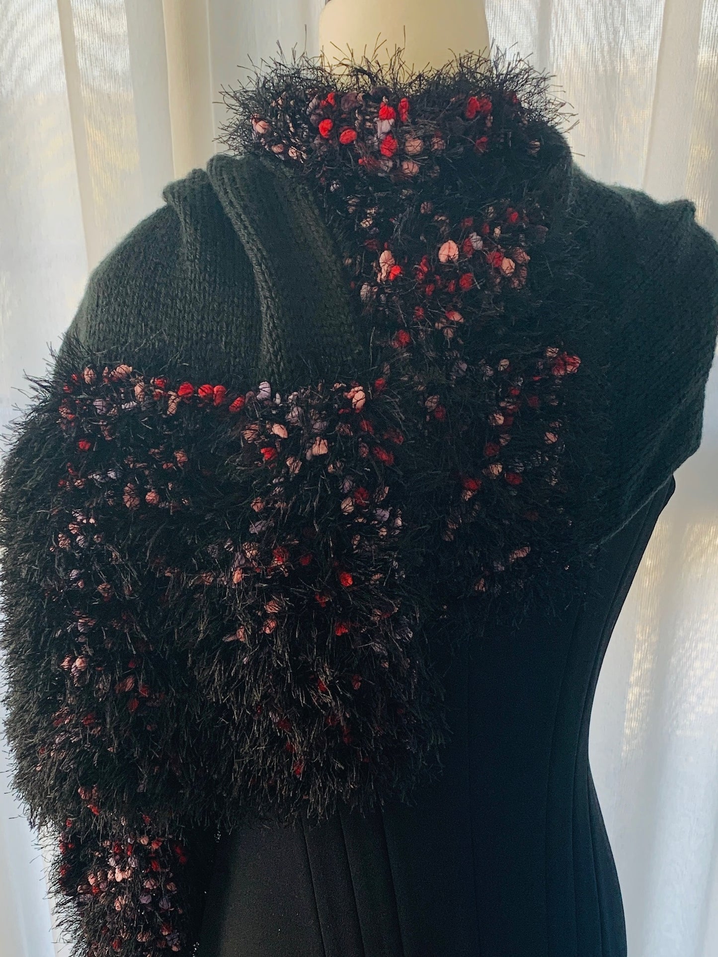 Hand Knitted Wrap /Shawl