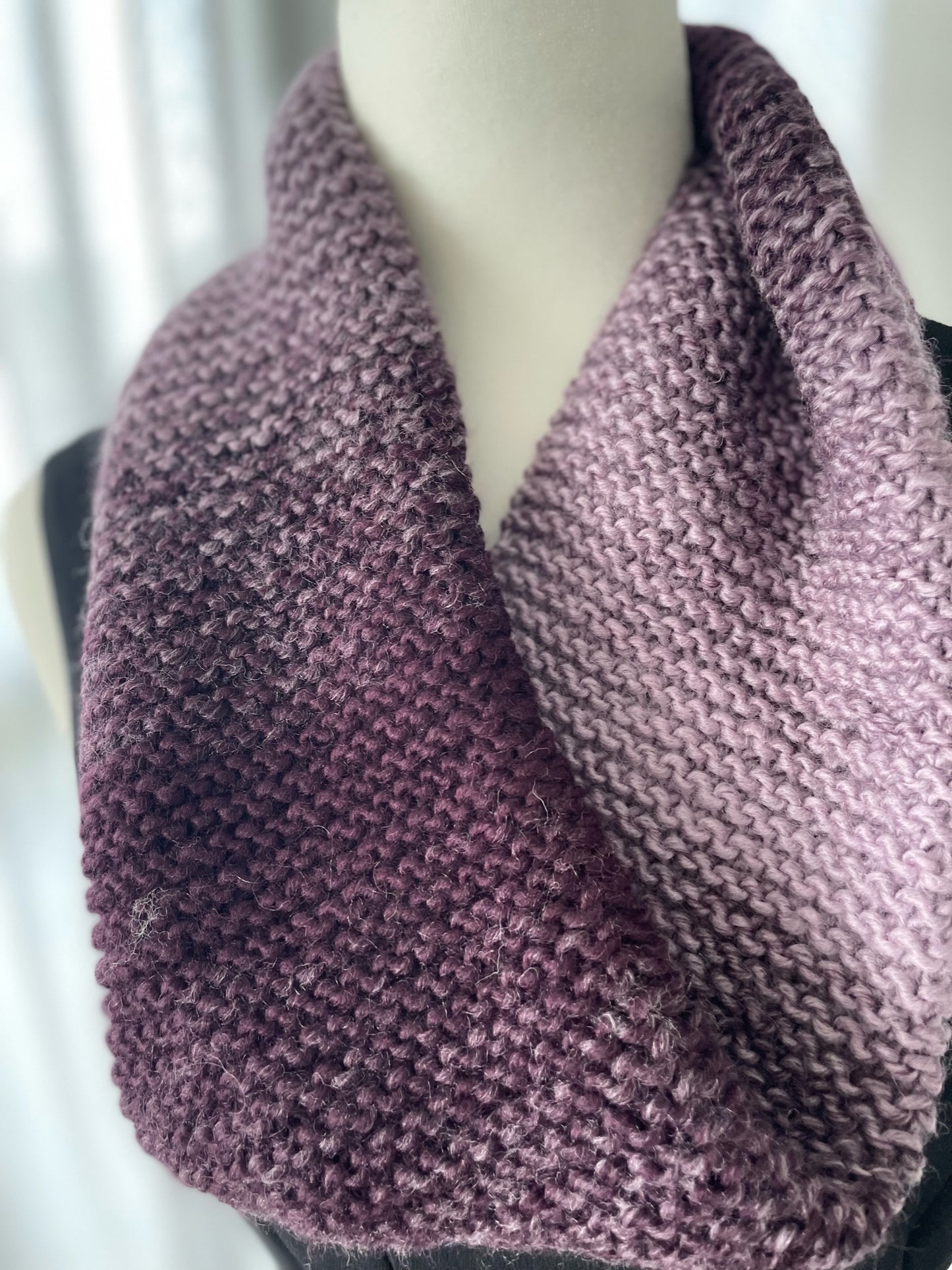 Hand knitted Infinity / Cowl Scarf