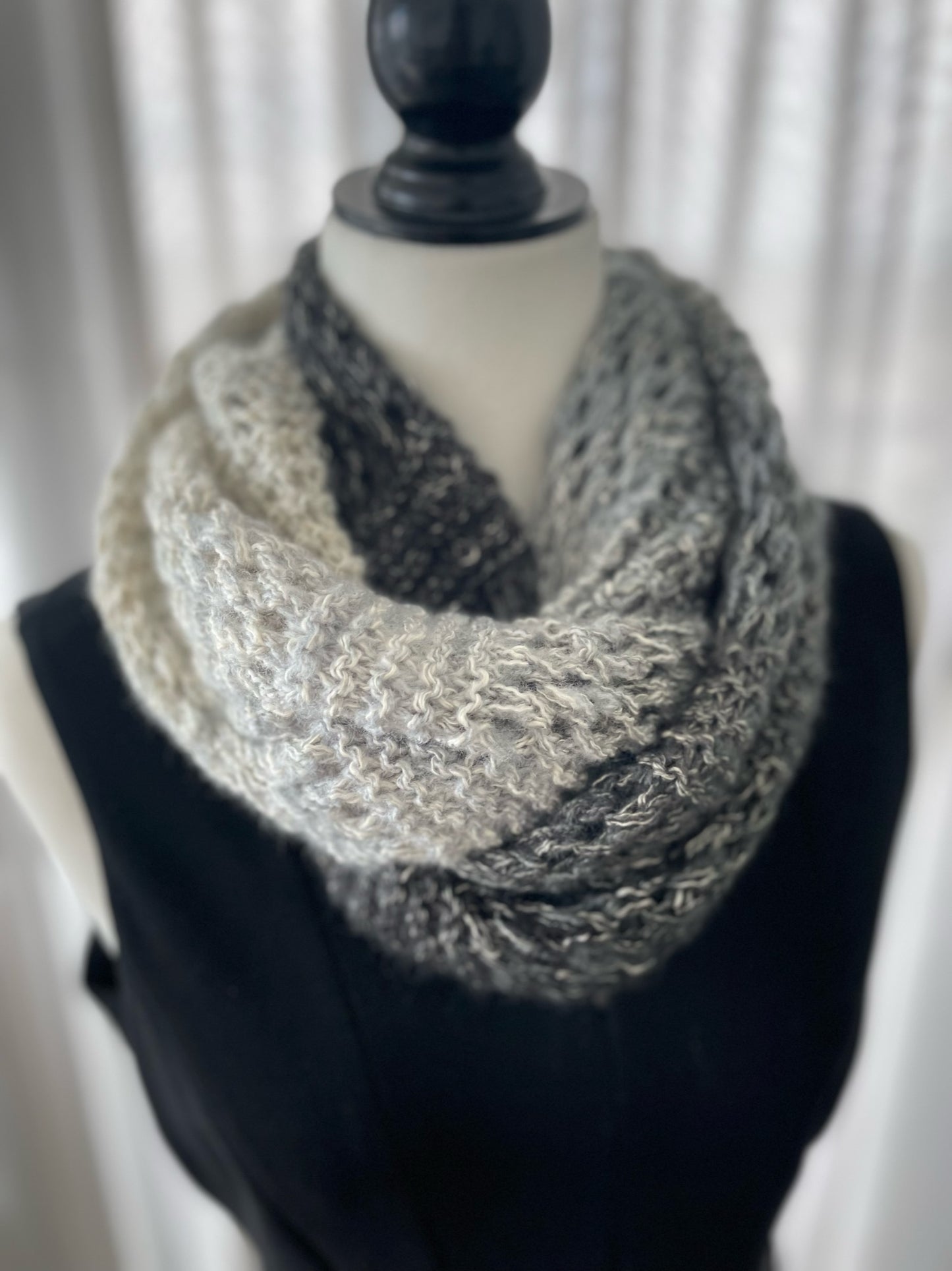 Hand Knitted Infinity Scarf