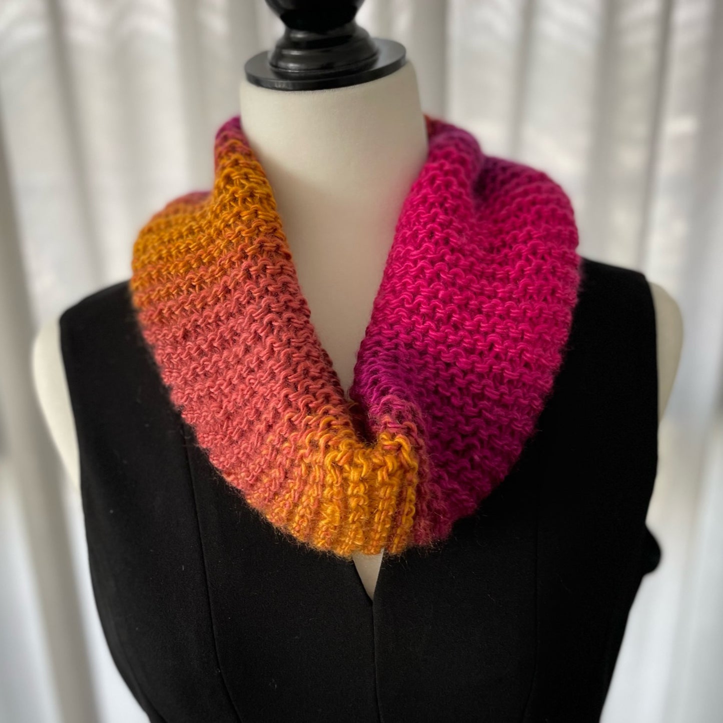 Hand knitted Cowl