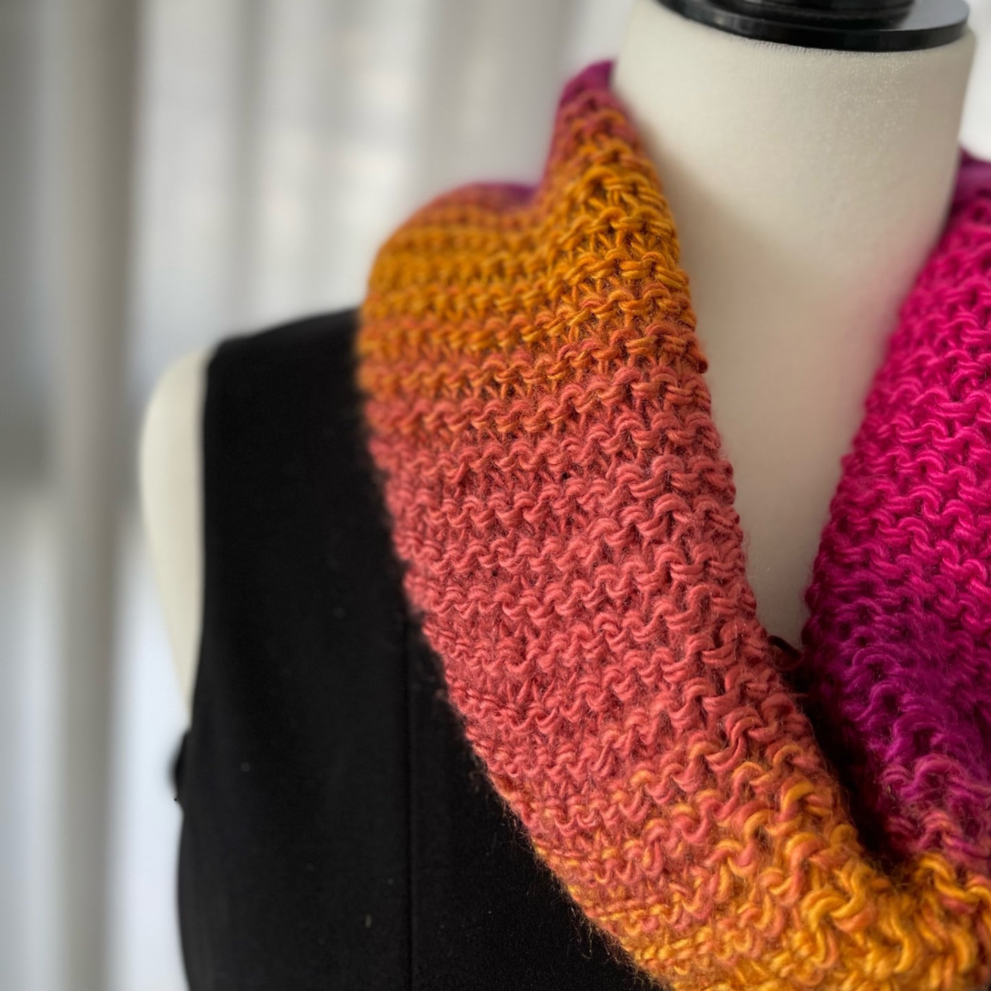 Hand knitted Cowl