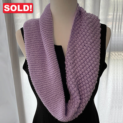 Hand-Knitted infinity Scarf