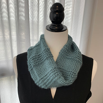 Hand-Knitted Classic Cowl