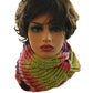 Hand-Knitted MultiColoured Infinity Scarf