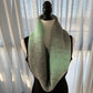 Hand-Knitted Light Grey & Mint Infinity/Cowl Scarf