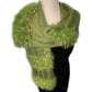 Hand-Knitted Pistachio Green Wrap