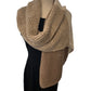 Hand-Knitted Cream Wrap