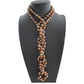 Variable Colours of Brown Pearl Necklace