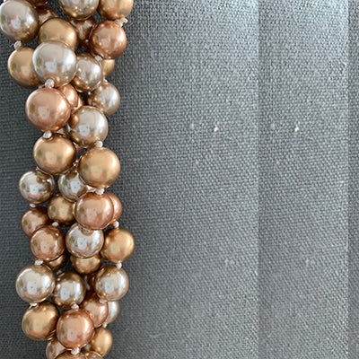 Variable Colours of Brown Pearl Necklace