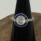 Brilliant Swarovski & Sapphire Stones Ring